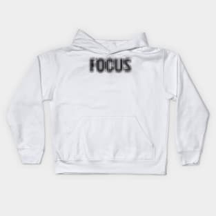 Focus Blur Design Kids Hoodie